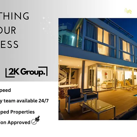 Hubstay - Seaview Oriana In Larnaca, 10 Min Walk To The لارنكا